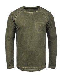 olivgrünes Sweatshirt von Redefined Rebel