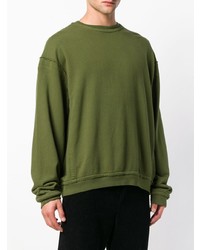 olivgrünes Sweatshirt von Haider Ackermann