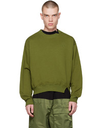 olivgrünes Sweatshirt von Spencer Badu