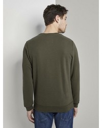 olivgrünes Sweatshirt von Tom Tailor