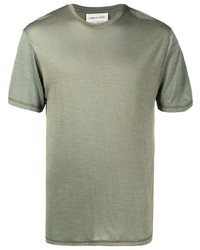 olivgrünes T-Shirt mit einem Rundhalsausschnitt von A Kind Of Guise