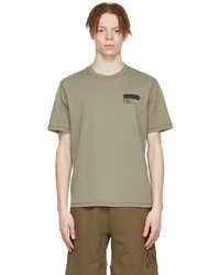 olivgrünes T-Shirt mit einem Rundhalsausschnitt von AFFXWRKS