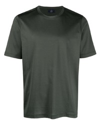 olivgrünes T-Shirt mit einem Rundhalsausschnitt von Barba