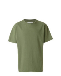 olivgrünes T-Shirt mit einem Rundhalsausschnitt von Department 5