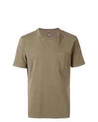 olivgrünes T-Shirt mit einem Rundhalsausschnitt von Eleventy