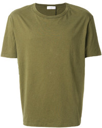 olivgrünes T-Shirt mit einem Rundhalsausschnitt von Faith Connexion