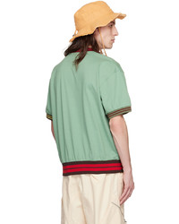 olivgrünes T-Shirt mit einem Rundhalsausschnitt von Jacquemus