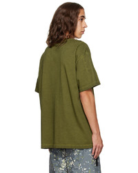 olivgrünes T-Shirt mit einem Rundhalsausschnitt von A-Cold-Wall*