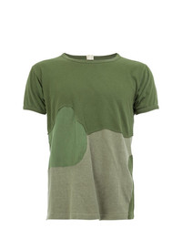 olivgrünes T-Shirt mit einem Rundhalsausschnitt von Myar