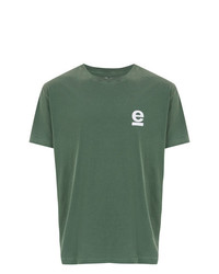 olivgrünes T-Shirt mit einem Rundhalsausschnitt von OSKLEN