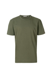 olivgrünes T-Shirt mit einem Rundhalsausschnitt von Our Legacy