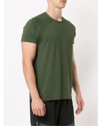 olivgrünes T-Shirt mit einem Rundhalsausschnitt von Track & Field