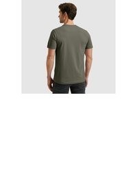 olivgrünes T-Shirt mit einem Rundhalsausschnitt von PME LEGEND