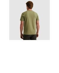 olivgrünes T-Shirt mit einem Rundhalsausschnitt von PME LEGEND