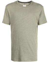 olivgrünes T-Shirt mit einem Rundhalsausschnitt von rag & bone