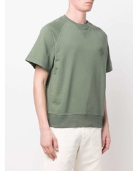 olivgrünes T-Shirt mit einem Rundhalsausschnitt von Tagliatore