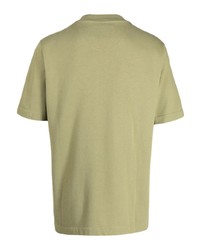 olivgrünes T-Shirt mit einem Rundhalsausschnitt von Barbour