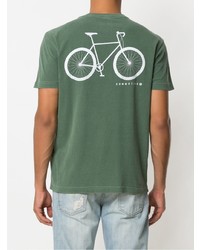 olivgrünes T-Shirt mit einem Rundhalsausschnitt von OSKLEN