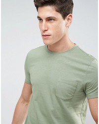 olivgrünes T-Shirt mit einem Rundhalsausschnitt von Asos