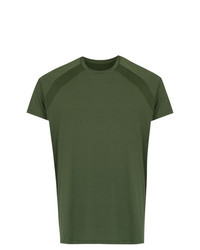 olivgrünes T-Shirt mit einem Rundhalsausschnitt von Track & Field