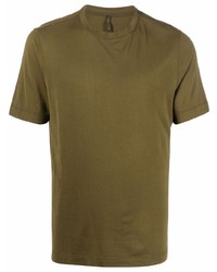 olivgrünes T-Shirt mit einem Rundhalsausschnitt von Transit