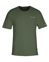 olivgrünes T-Shirt mit einem Rundhalsausschnitt von VAUDE