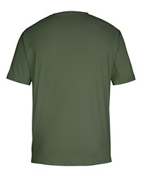olivgrünes T-Shirt mit einem Rundhalsausschnitt von VAUDE