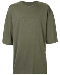 olivgrünes T-Shirt mit einem Rundhalsausschnitt von Zambesi
