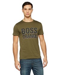 olivgrünes T-shirt von Boss Orange