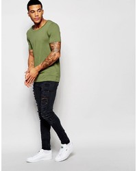 olivgrünes T-shirt von Asos