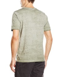 olivgrünes T-shirt von camel active