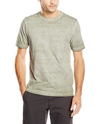 olivgrünes T-shirt von camel active