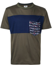 olivgrünes T-shirt von Coohem