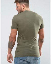 olivgrünes T-shirt von Asos