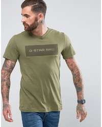 olivgrünes T-shirt von G Star