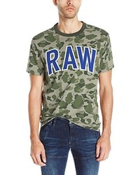 olivgrünes T-shirt von G-Star RAW