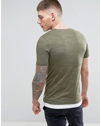 olivgrünes T-shirt von Jack and Jones