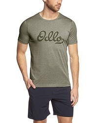 olivgrünes T-shirt von Odlo