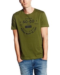 olivgrünes T-shirt von s.Oliver