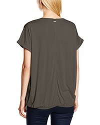 olivgrünes T-shirt von Triangle