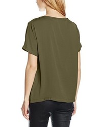 olivgrünes T-shirt von VILA CLOTHES