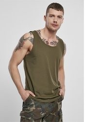 olivgrünes Trägershirt von Brandit