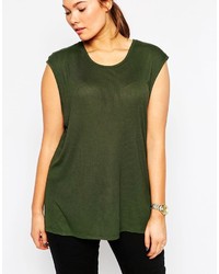 olivgrünes Trägershirt von Asos