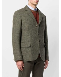 olivgrünes Tweed Sakko von Holland & Holland