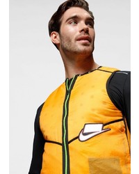 orange ärmellose Jacke von Nike