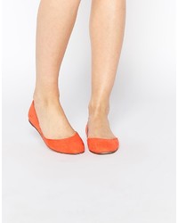 orange Ballerinas von Asos