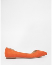 orange Ballerinas von Asos