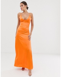 orange Ballkleid von Club L London