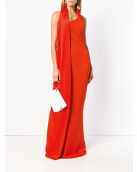 orange Ballkleid von Lanvin