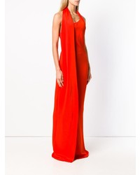 orange Ballkleid von Lanvin